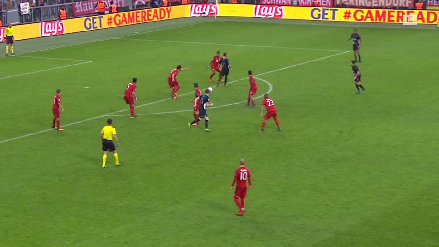 Champions League, il 5-1 di Müller in Bayern Monaco-Arsenal (04.11.2015)