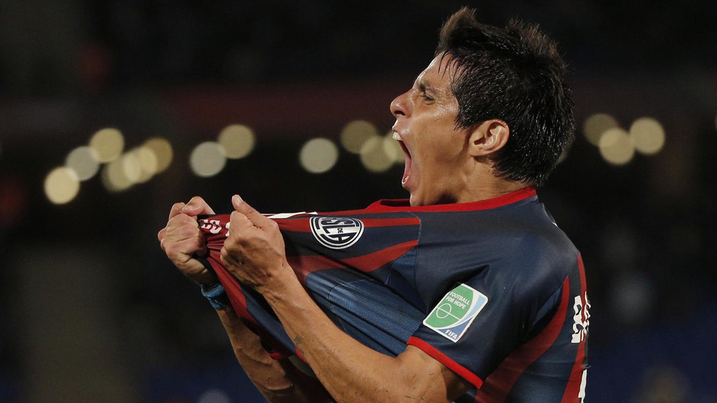 Barrientos, autore del primo gol