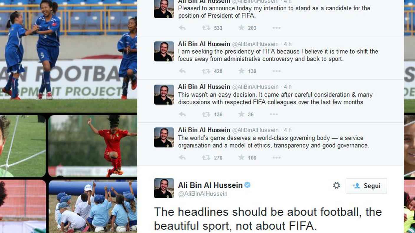 Il tweet di Al Hussein