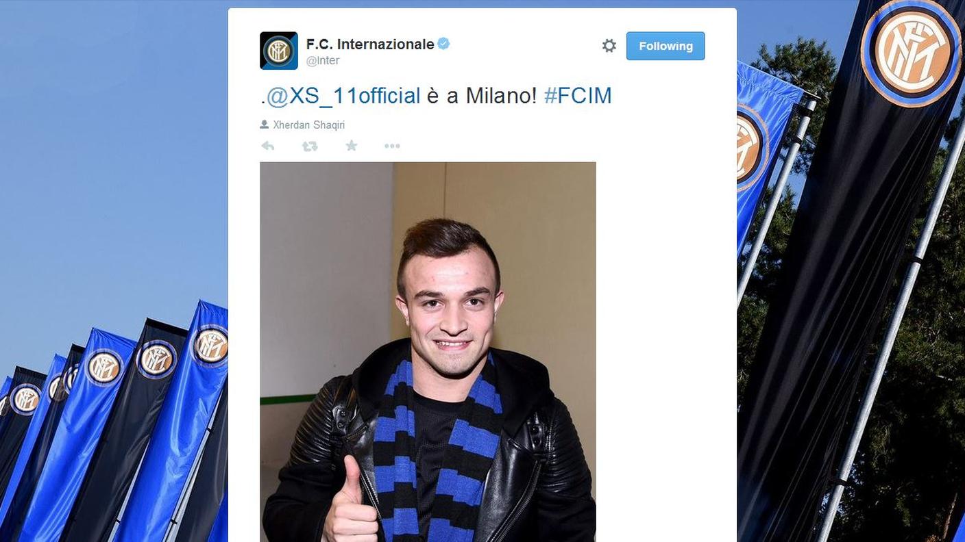 Il benvenuto dell'Inter
