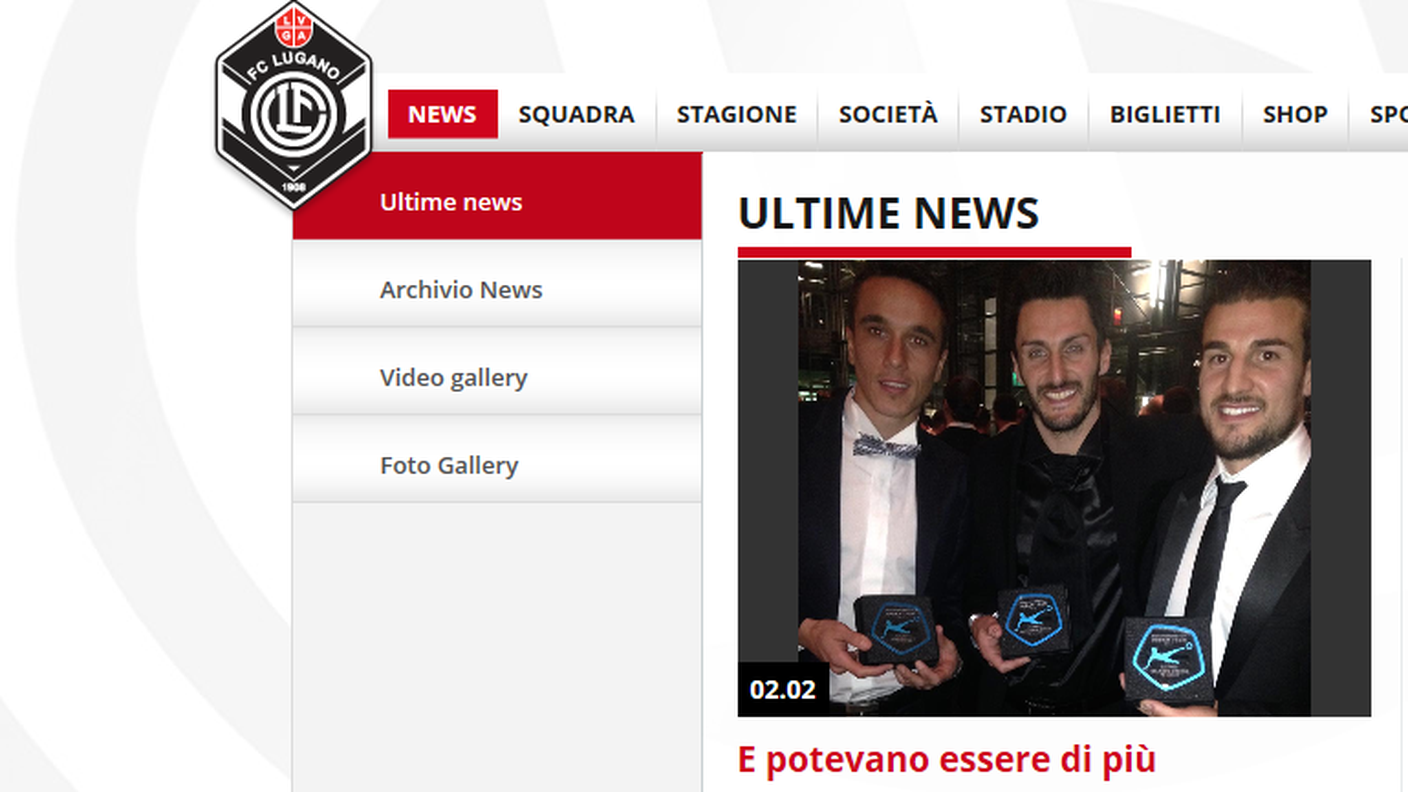 I tre bianconeri premiati