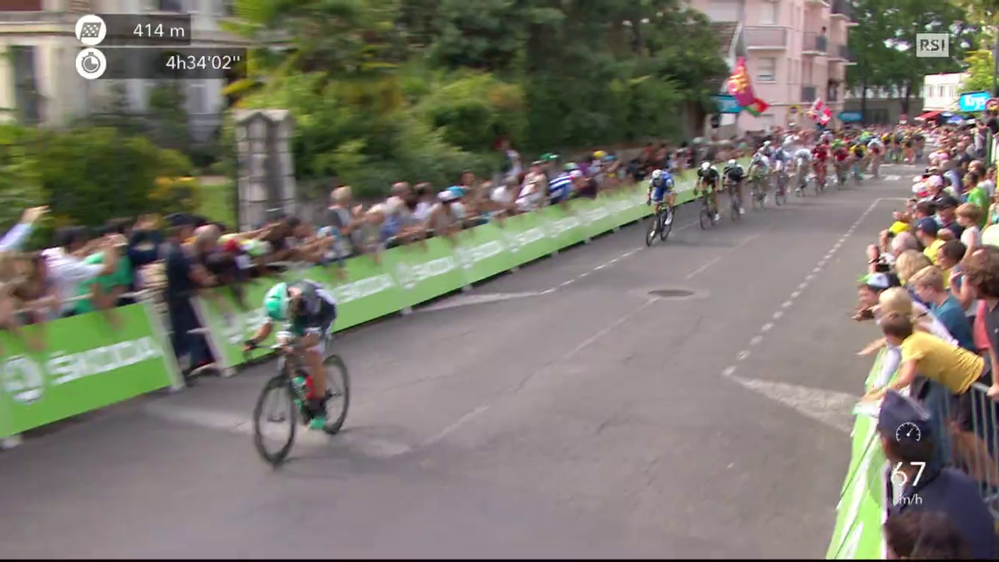Tour de France, l'arrivo dell'11a tappa (12.07.2017)