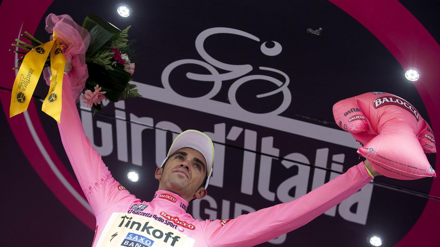 La maglia rosa Contador