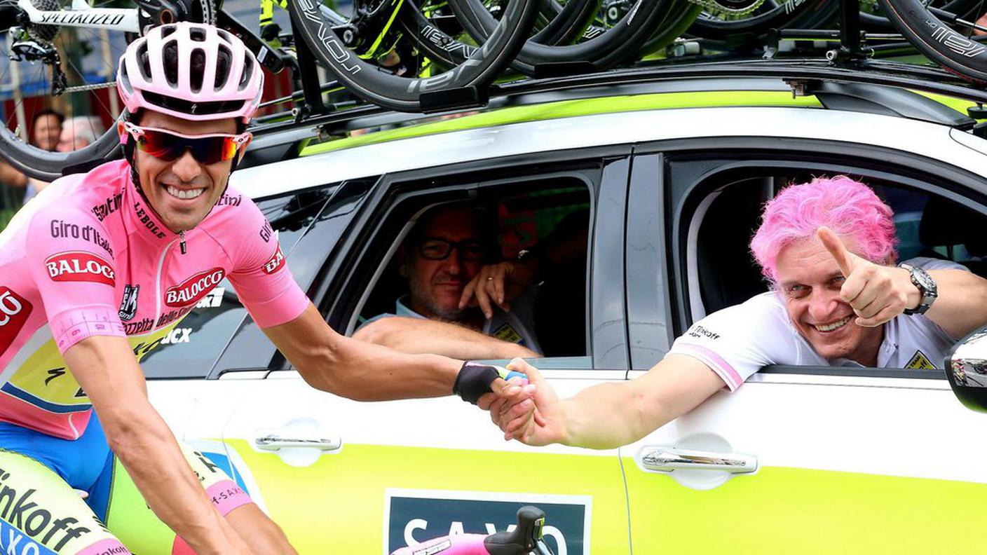 Festa in rosa per il patron della squadra