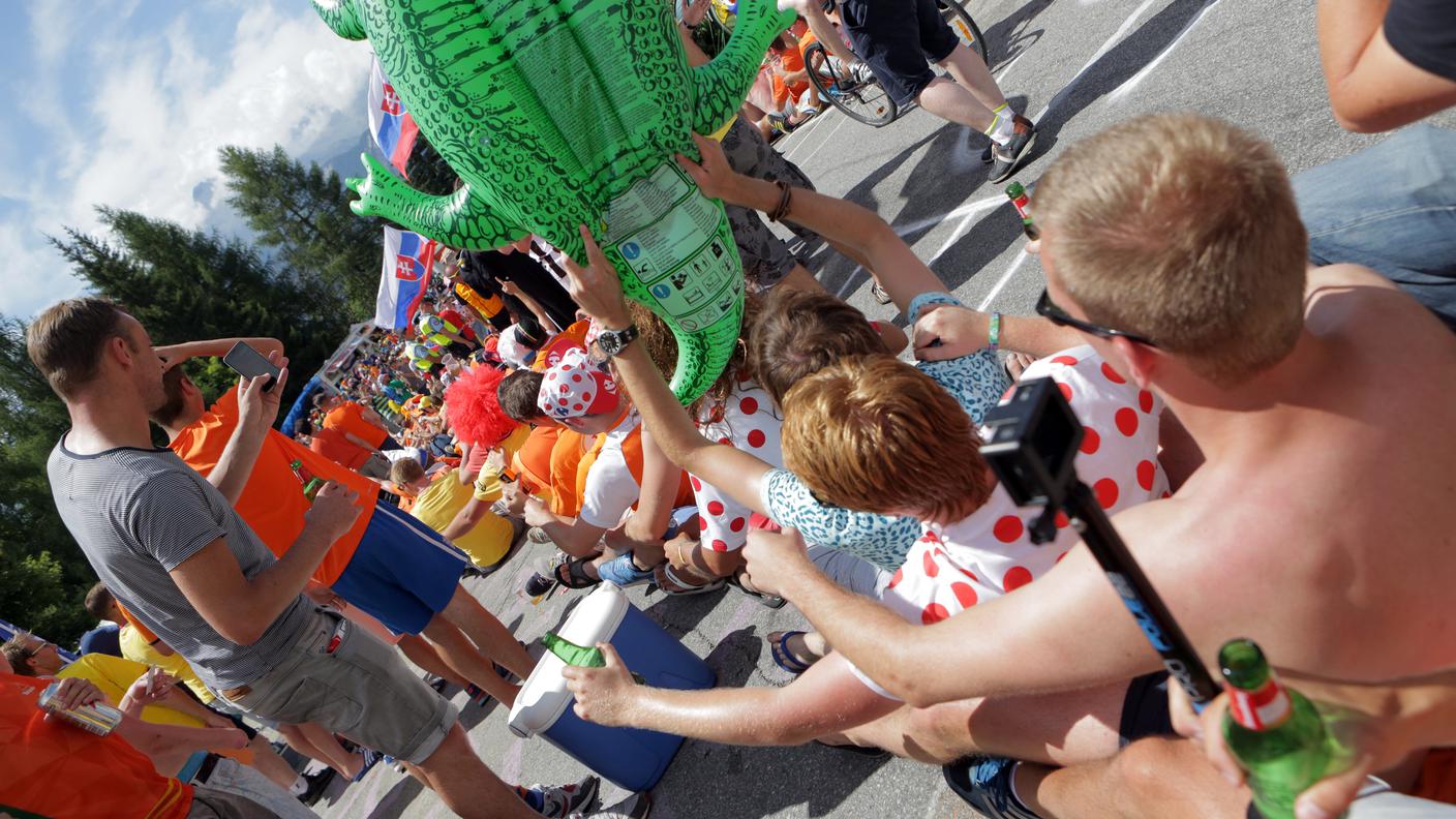 La festa è iniziata già molte ore prima della gara