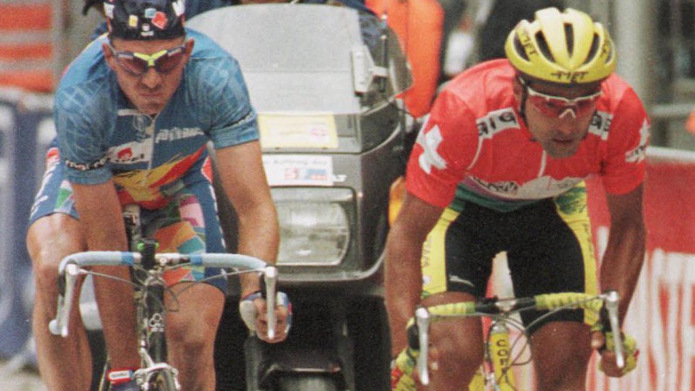 Mauro Gianetti e Johan Museeuw in azione