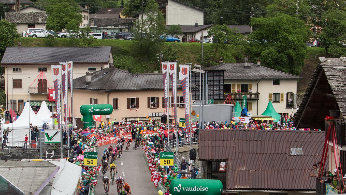 L'arrivo a Olivone nel 2015
