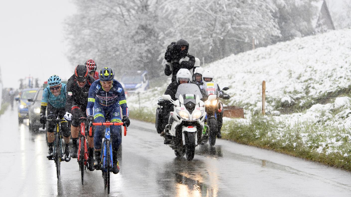 Paesaggio invernale per i fuggitivi di giornata
