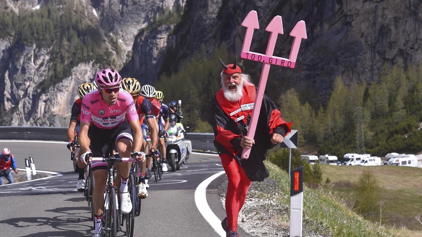 Dumoulin ha visto il Diavolo sulla salita di Piancavallo