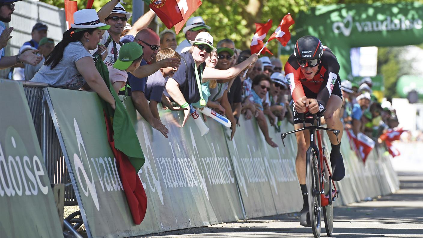 Nella cronometro finale del Tour de Suisse