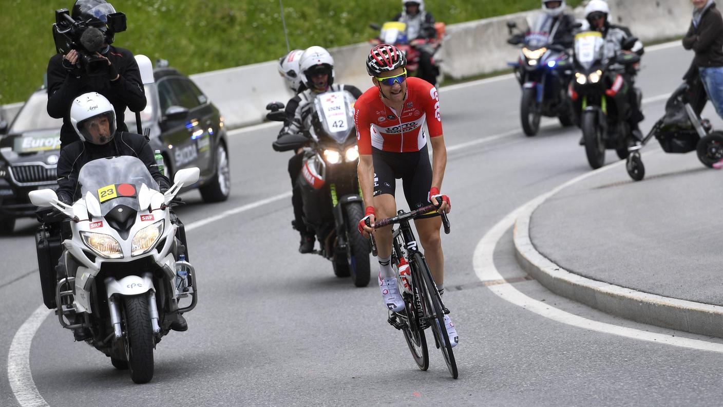 Il belga in azione