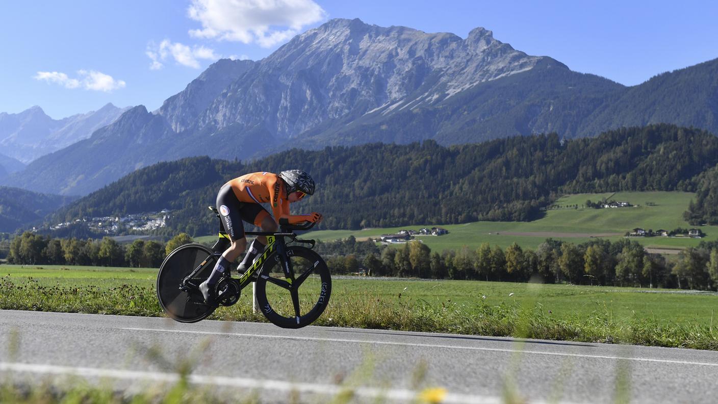 La 35enne in azione sul tracciato austriaco