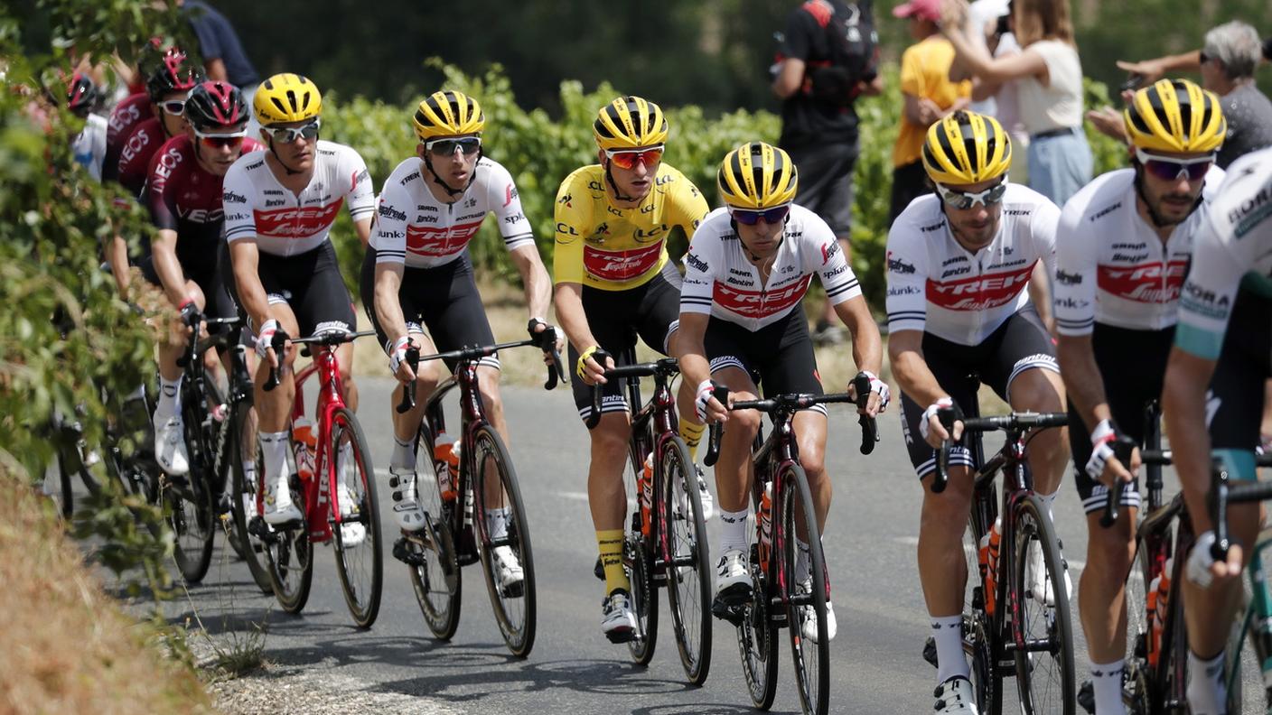 La squadra allo scorso Tour de France