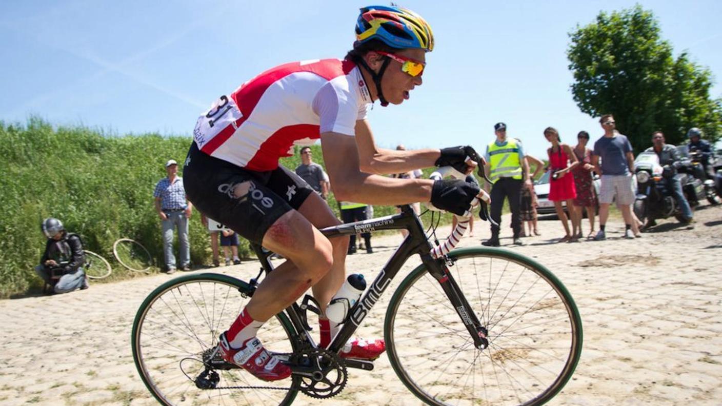 Simon Pellaud in azione