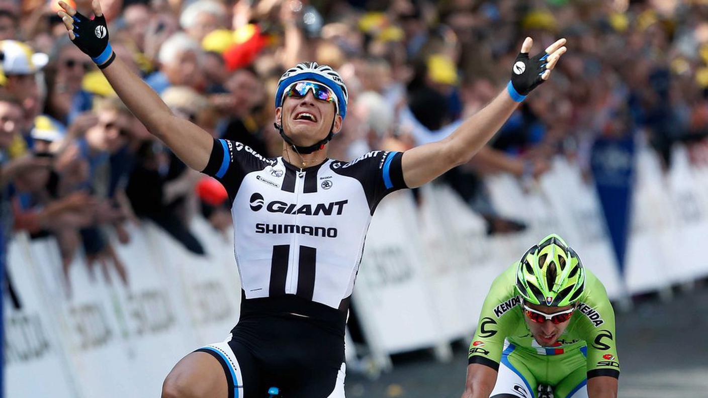 Il tedesco brucia in volata Sagan
