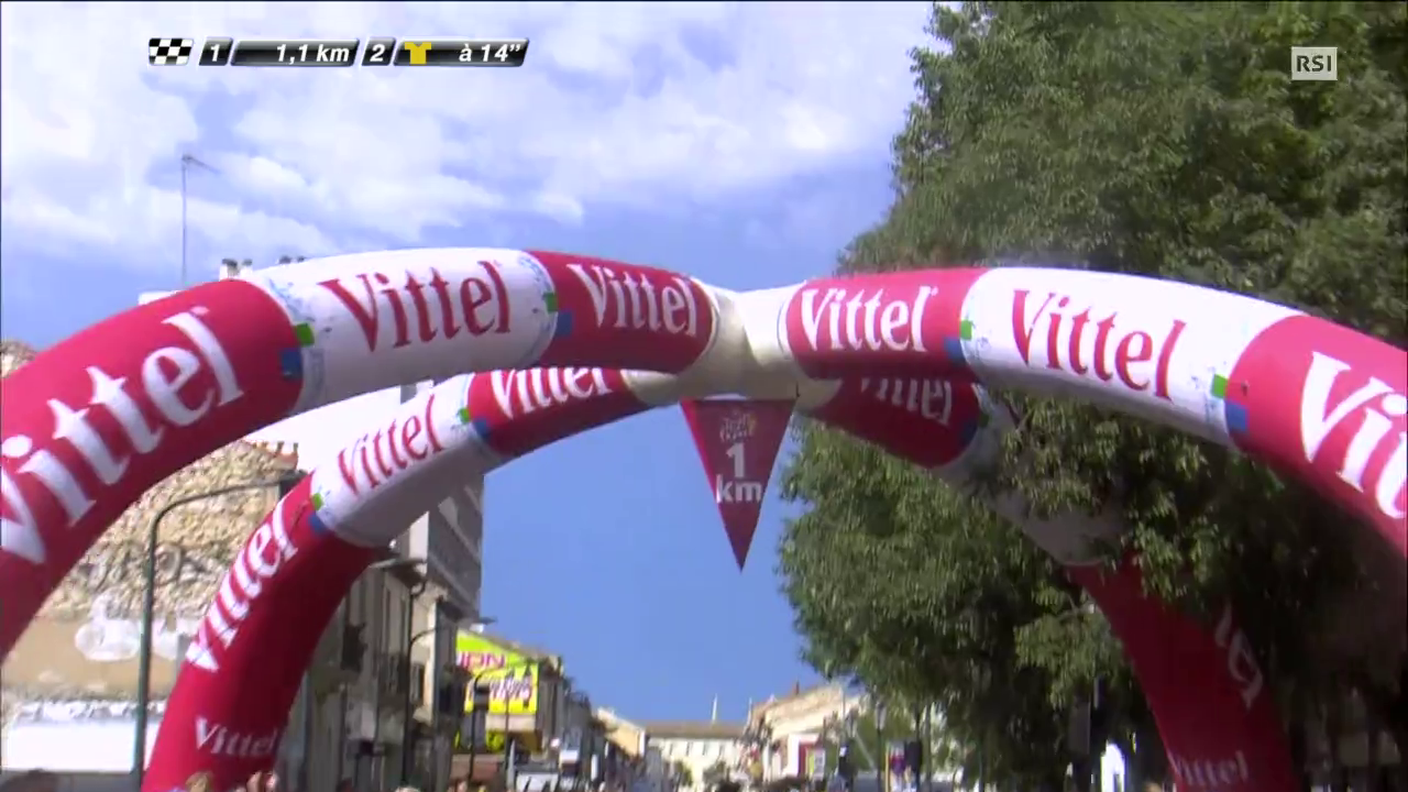 Tour de France, 15a tappa, l'ultimo chilometro (20.07.2014)
