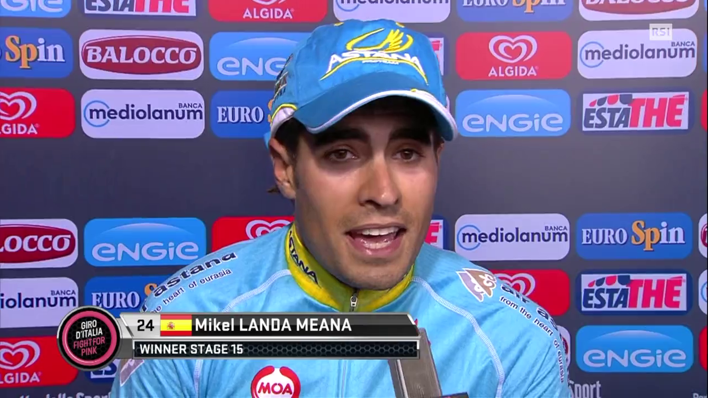 Giro d'Italia, l'intervista di Mikel Landa (24.05.2015)