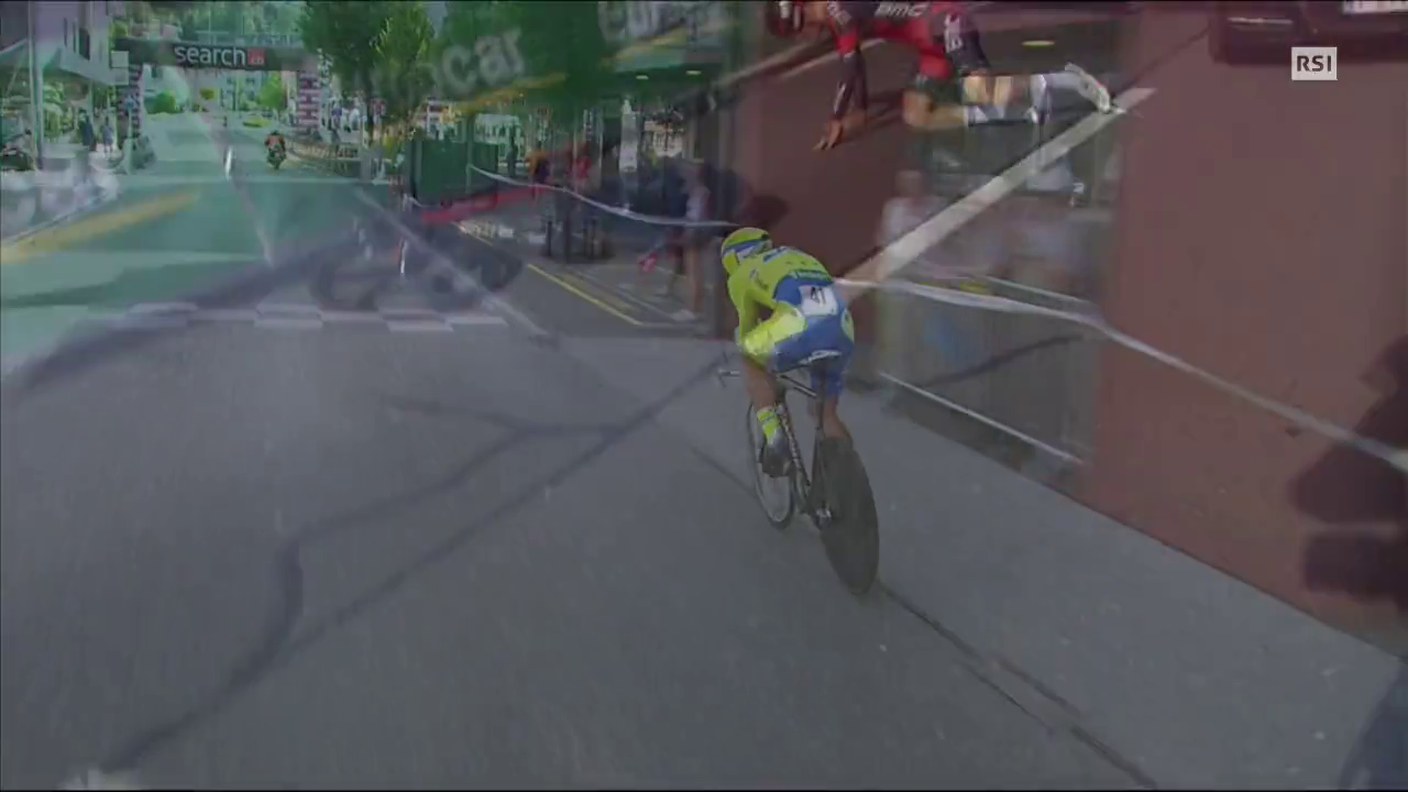 Tour de Suisse, la caduta di Silvan Dillier (13.06.2015)
