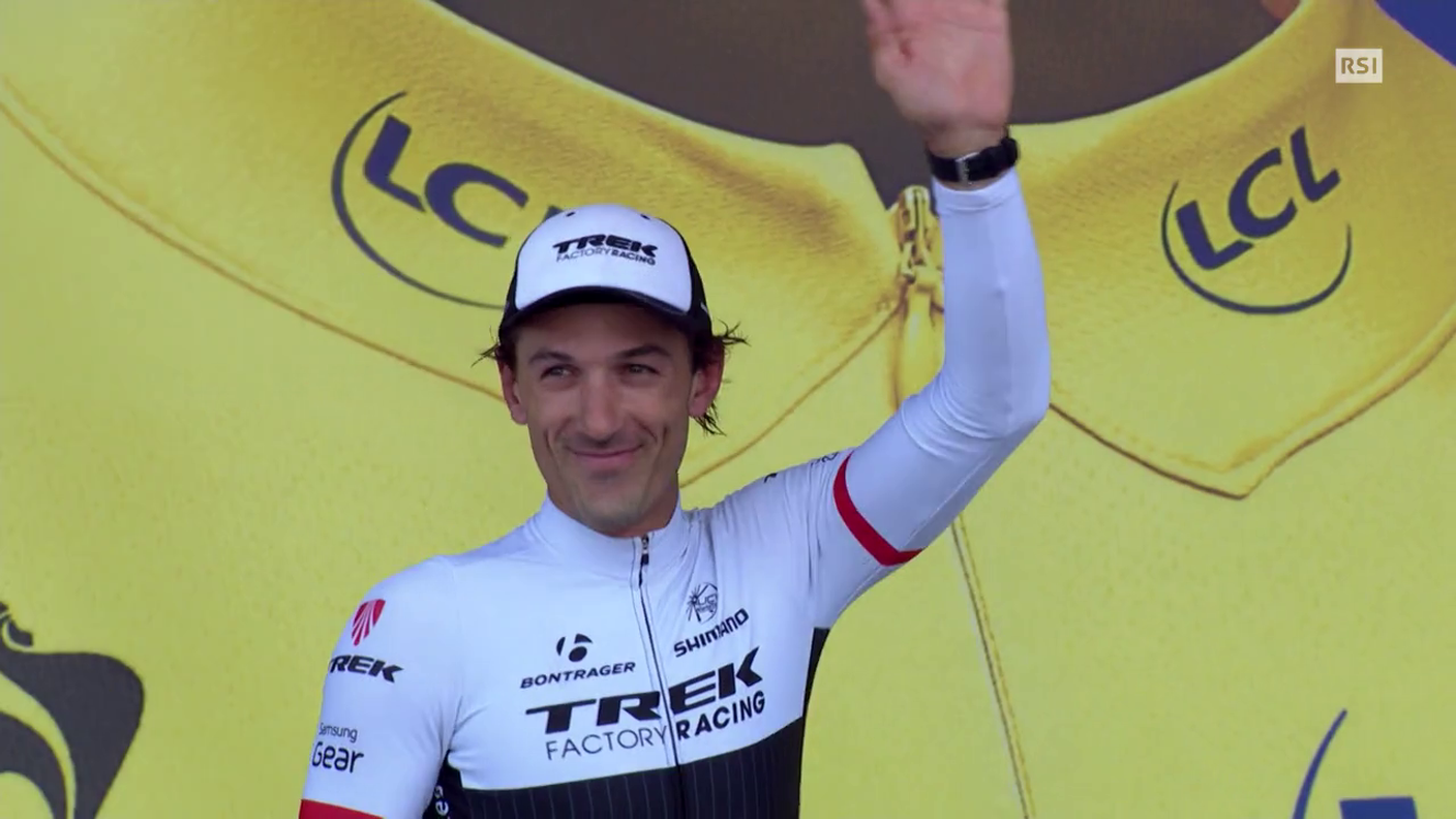 Tour de France, Fabian Cancellara indossa la maglia gialla (05.07.2015)