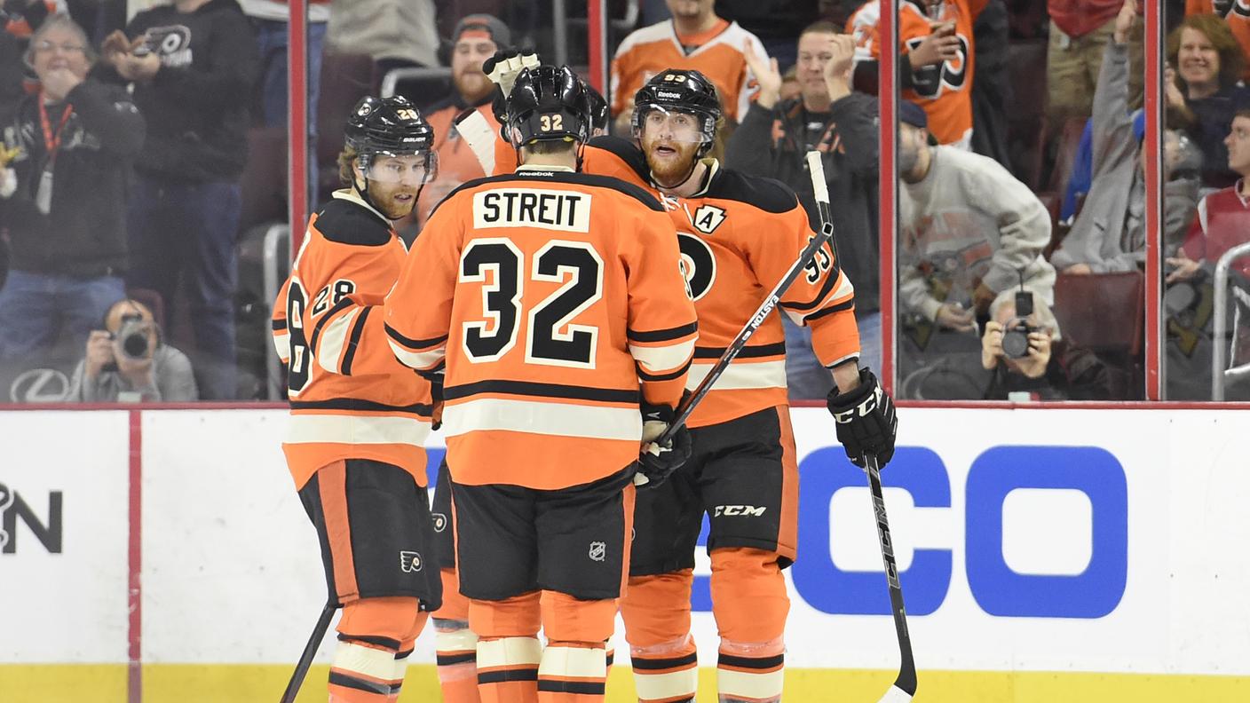 Streit con Voracek e Giroux