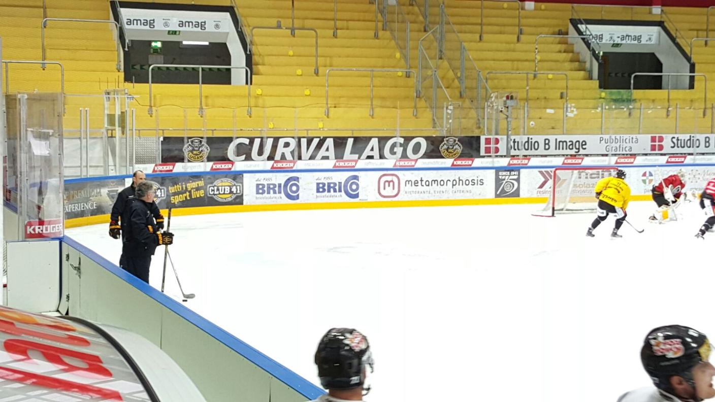 Sul ghiaccio della Resega