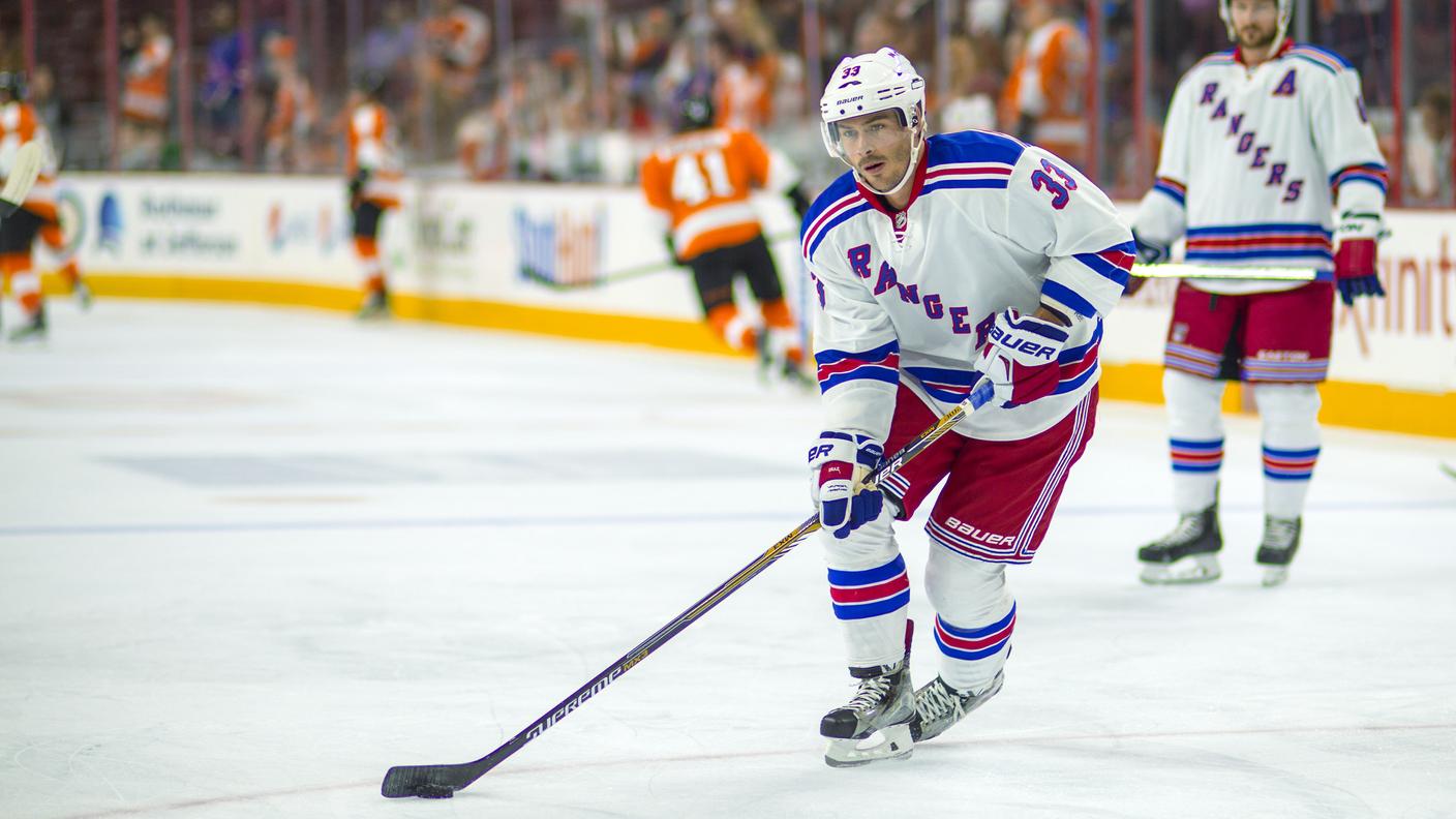 Immagini del preseason con i Rangers