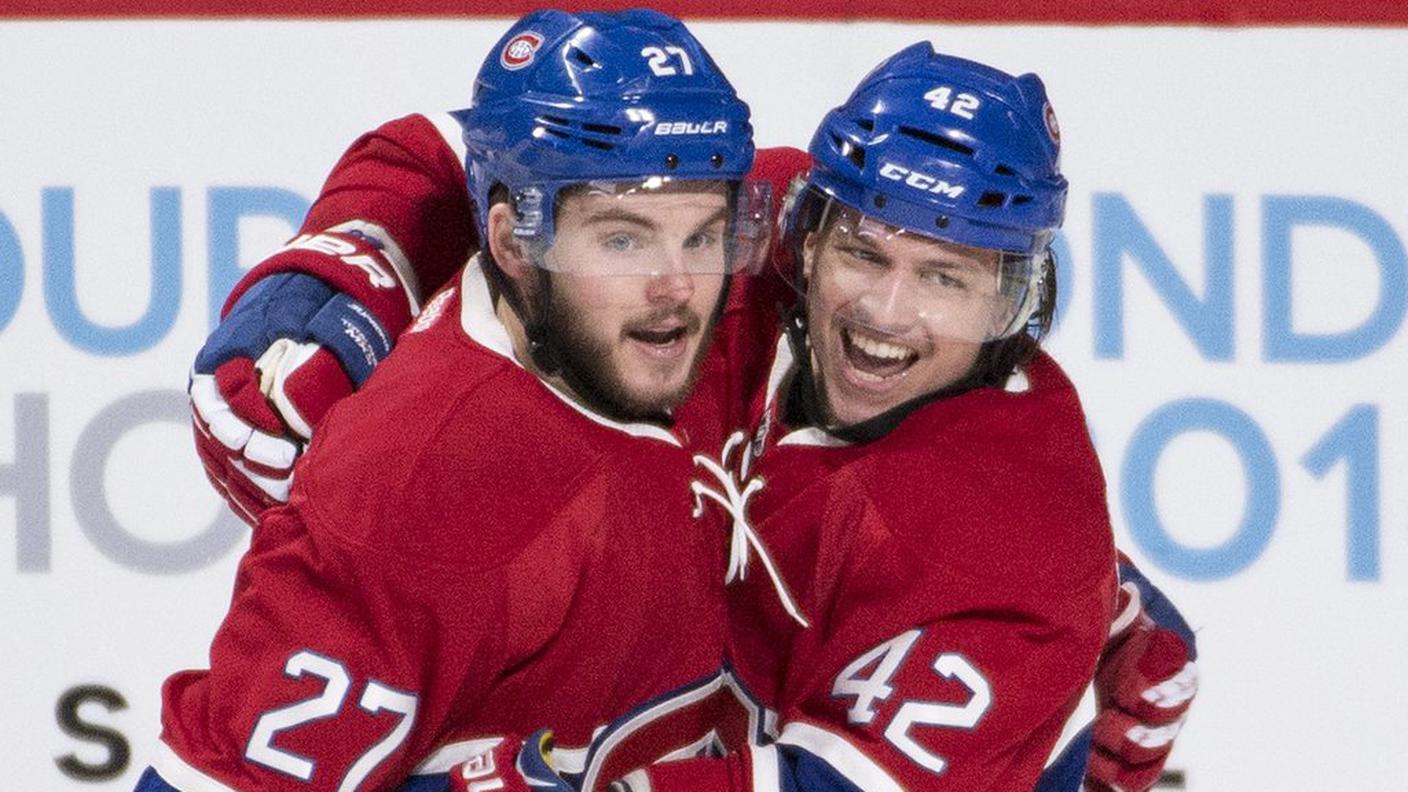 Lo svizzero festeggia col russo Galchenyuk
