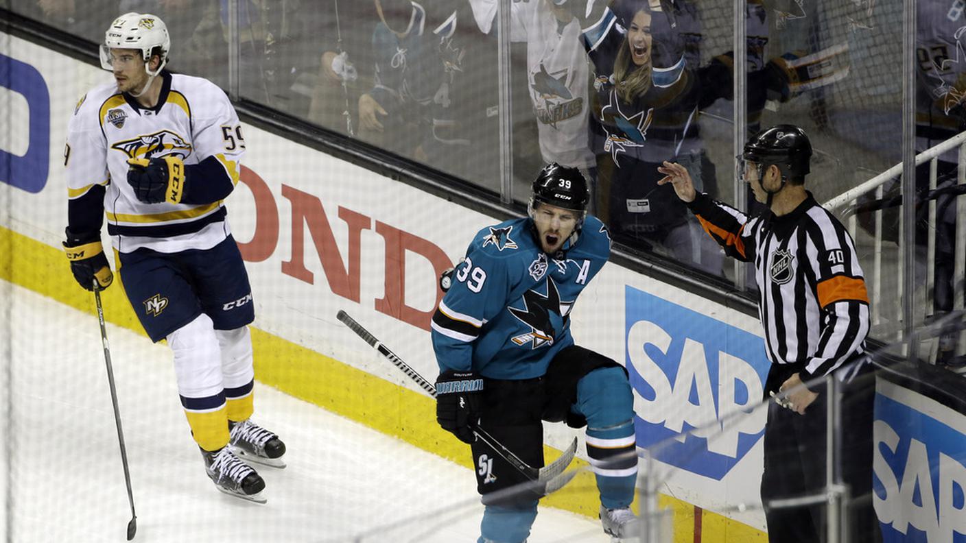 Roman Josi e Logan Couture