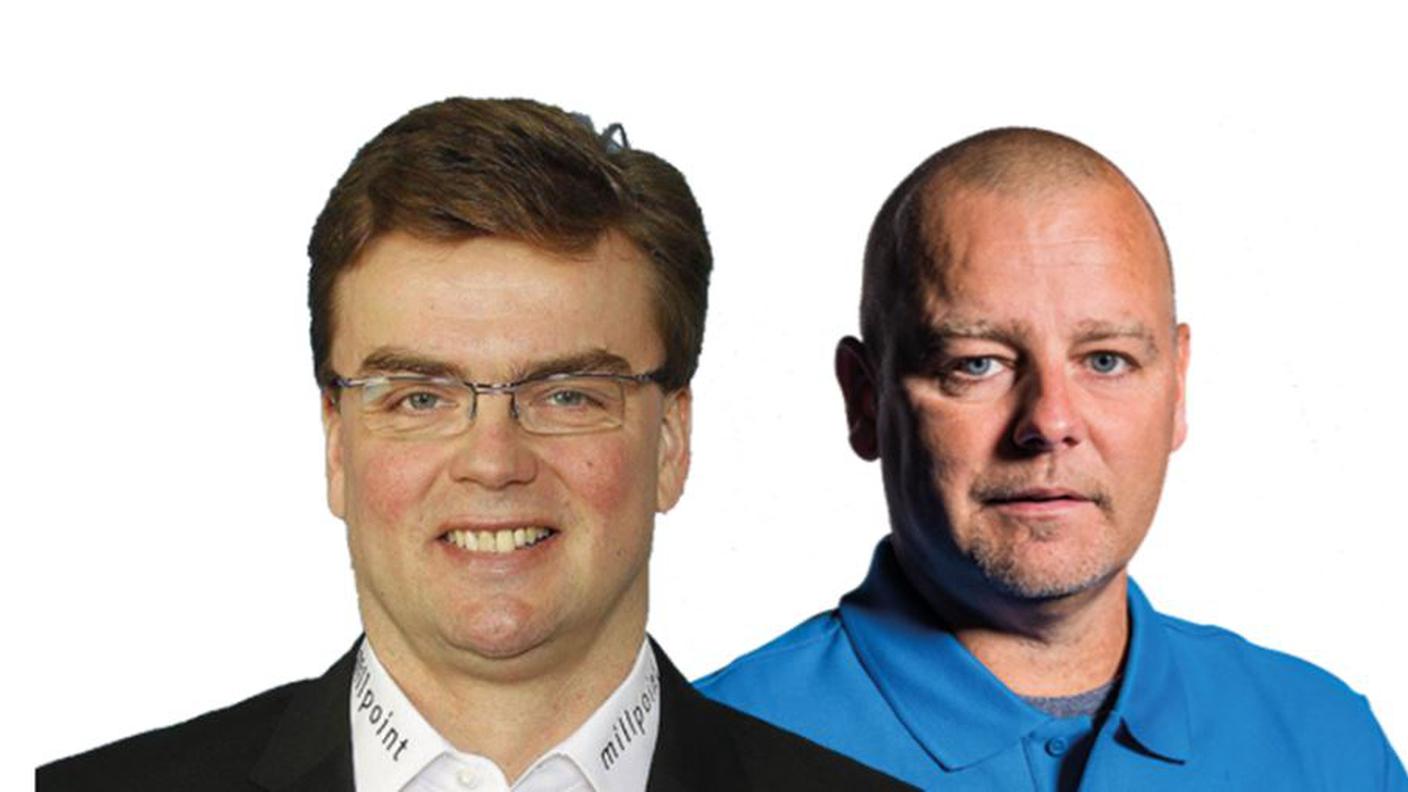 Il nuovo allenatore con l'assistente svedese Niklas Gällstedt