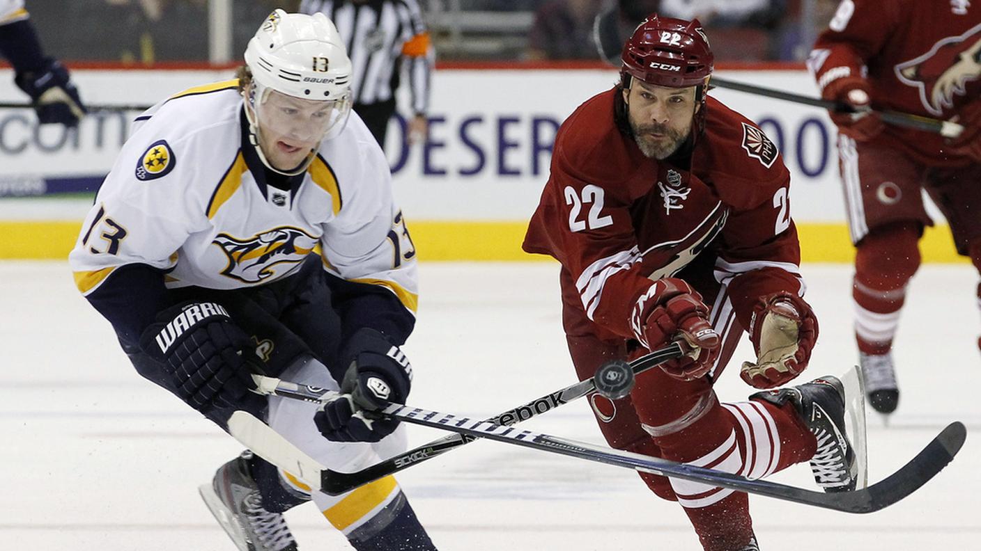 Il nativo dell'Ontario con la maglia dei Preds
