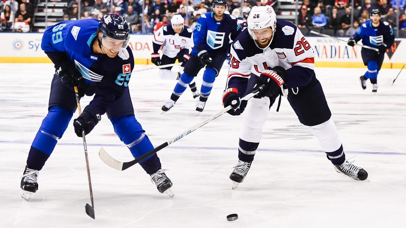 Roman Josi contro Blake Wheeler