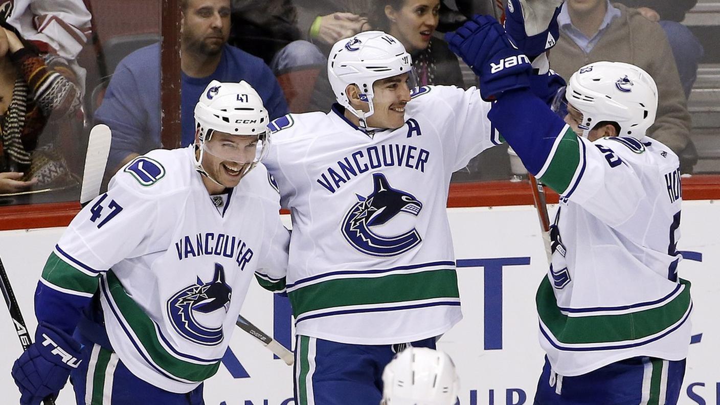 Con Horvat e Burrows una terza linea che ha dato spettacolo