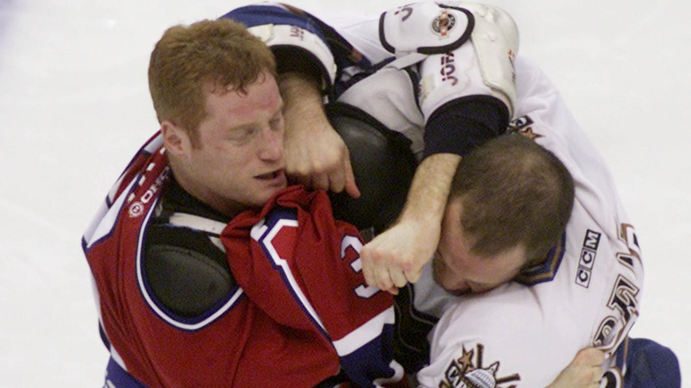 Con la maglia dei Canadiens nel 2003