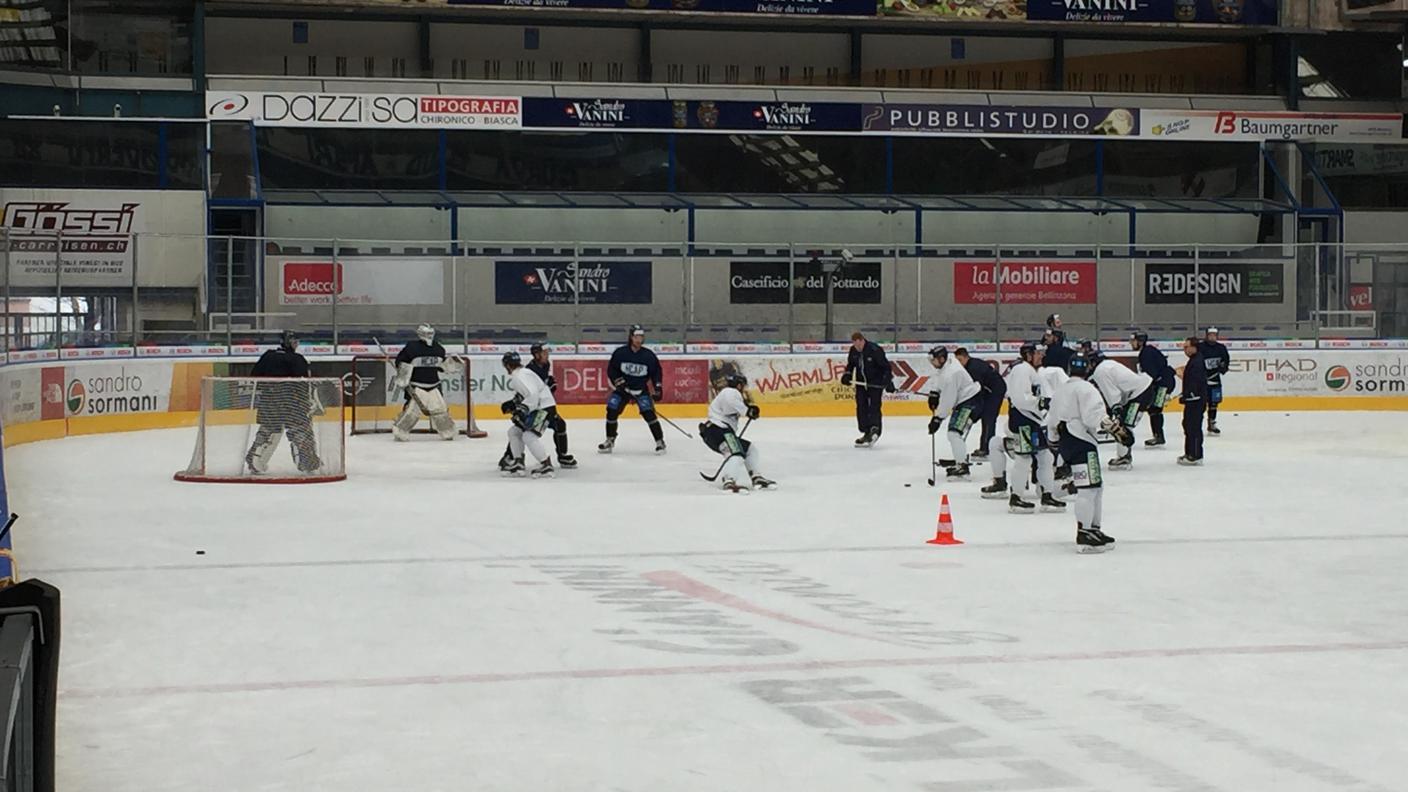Momenti finali dell'allenamento