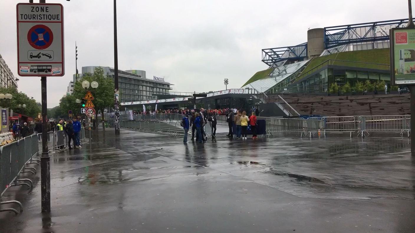L'esterno della pista di Parigi
