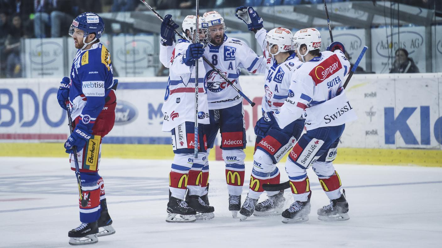 I Lions che festeggiano 