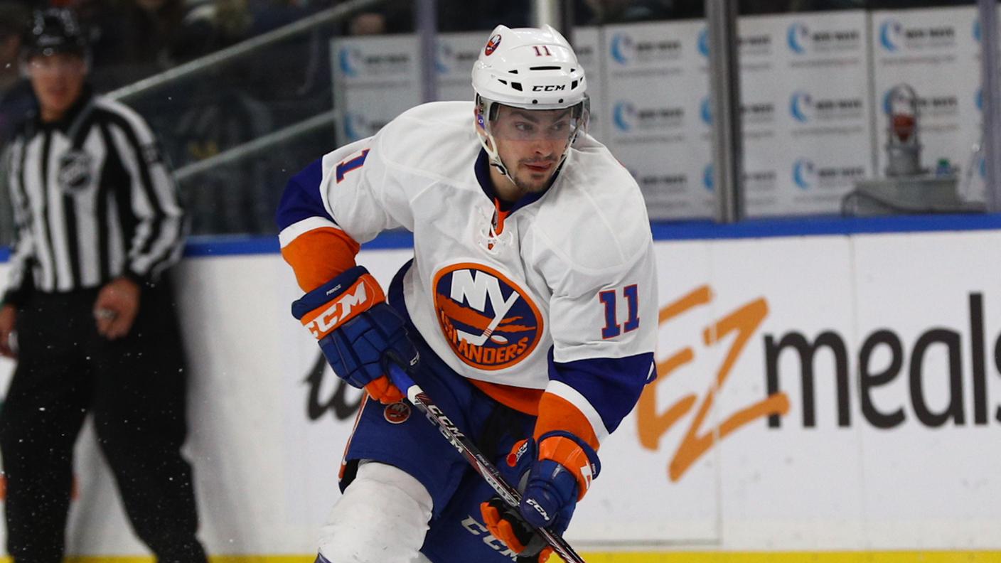 Con la maglia degli Islanders