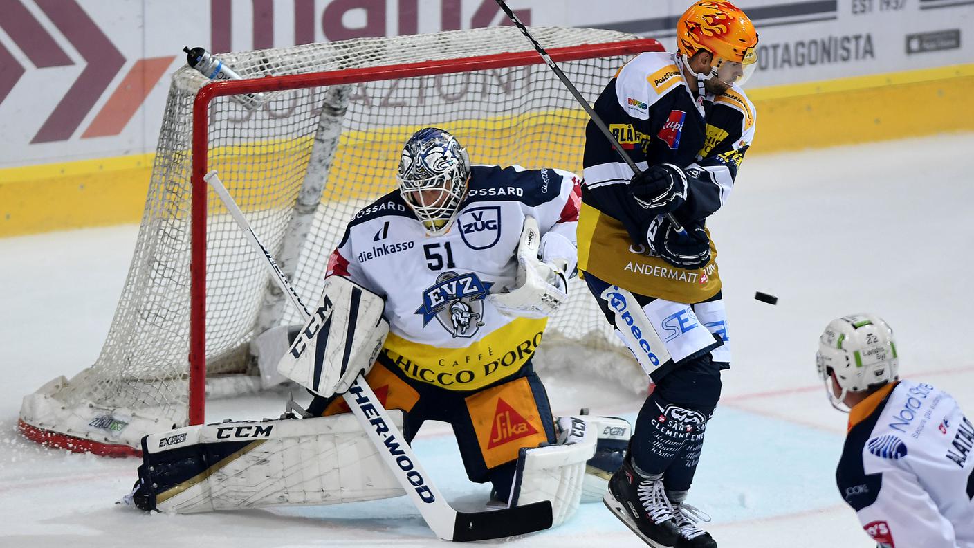 Lo Zugo dell'estremo difensore Tobias Stephan ha avuto la meglio di Ambrì e Lugano