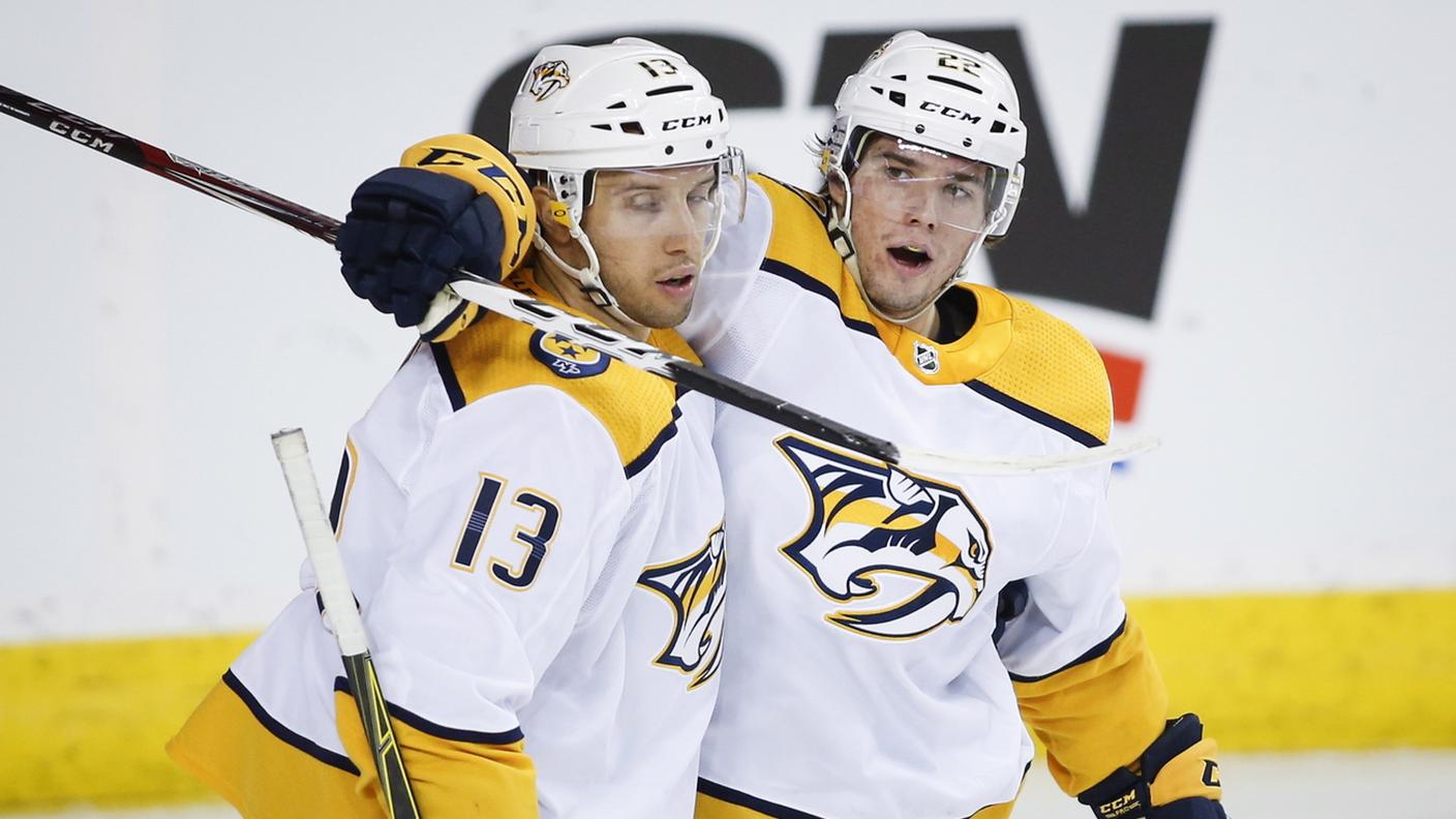 Il numero 22 in compagnia di Nick Bonino