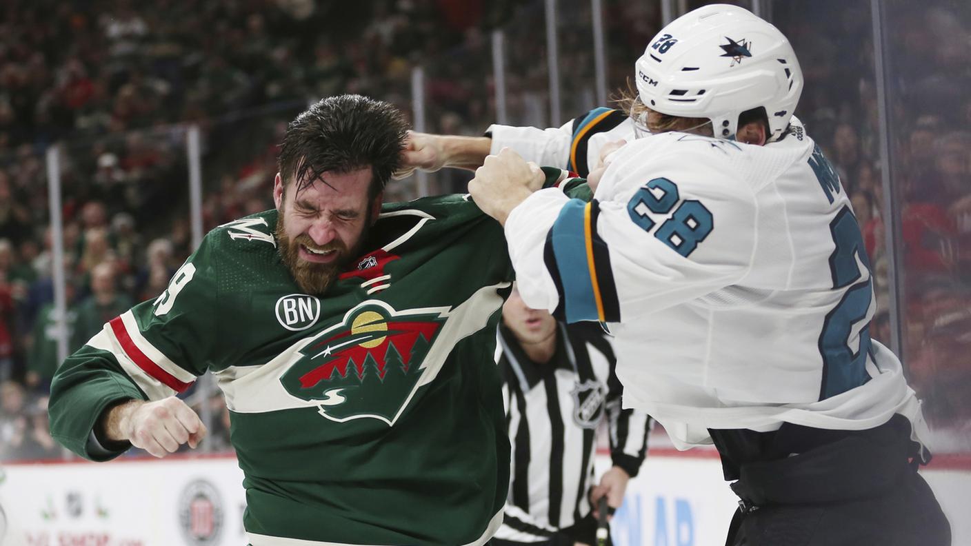 Lo svizzero si fa valere sul difensore dei Wild Greg Pateryn