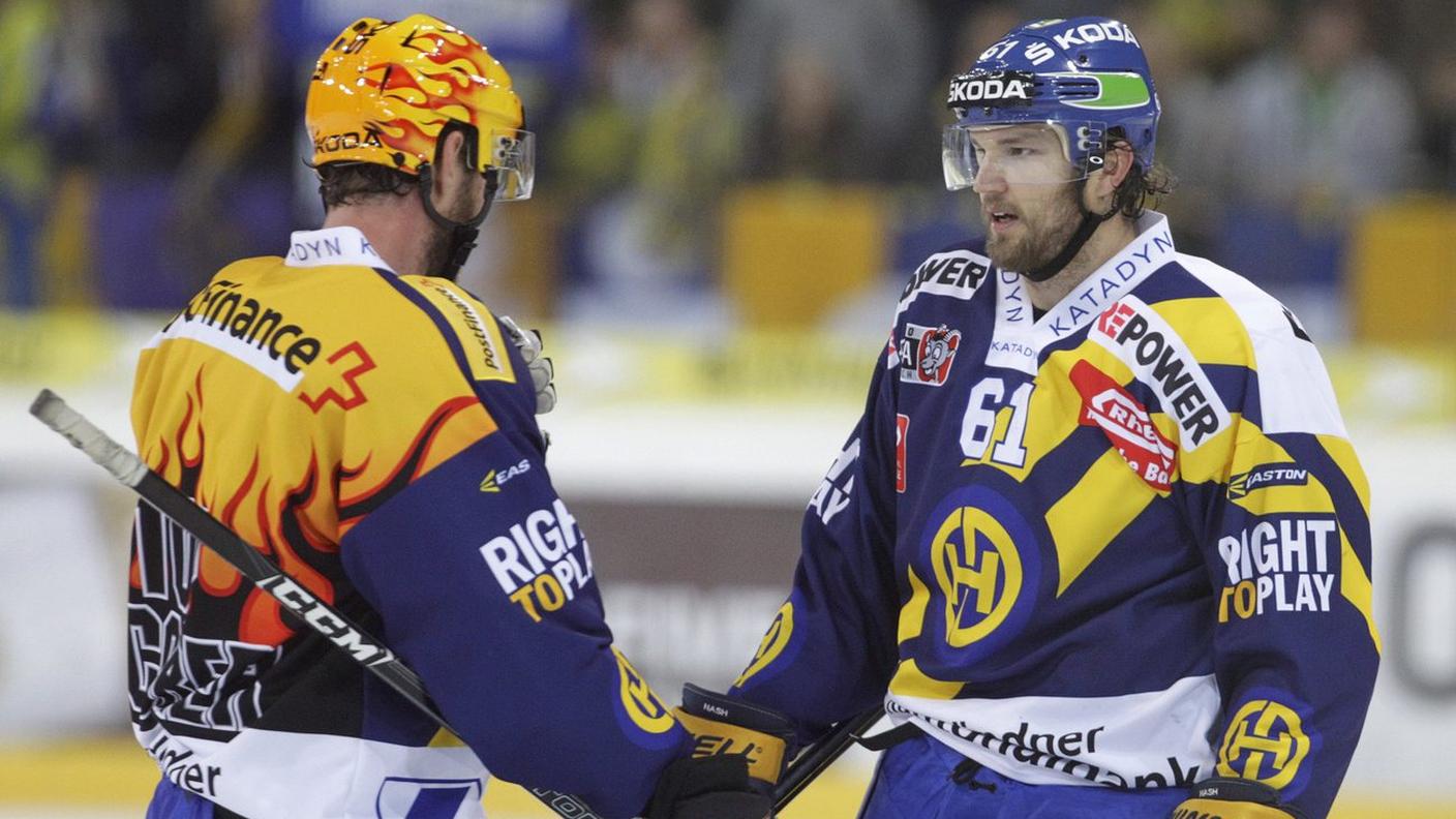 In compagnia del Top Scorer Joe Thorton ai tempi del Davos