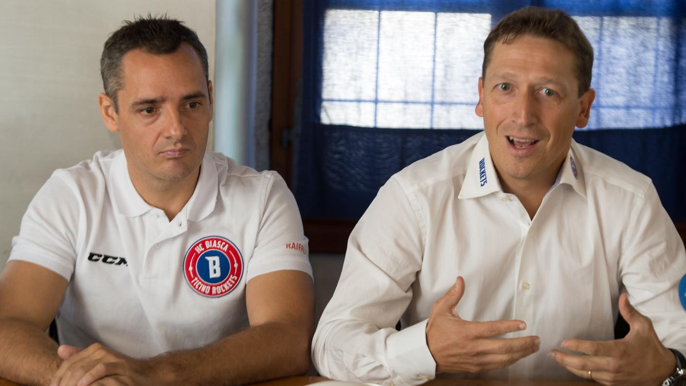 Il presidente al fianco del coach Jan Cadieux
