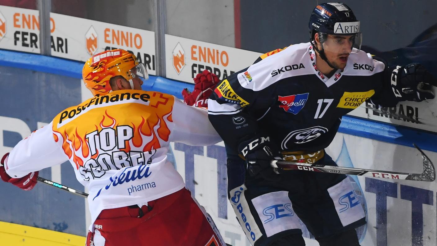 Qui alle prese con il topscorer del Rapperswil Martin Ness