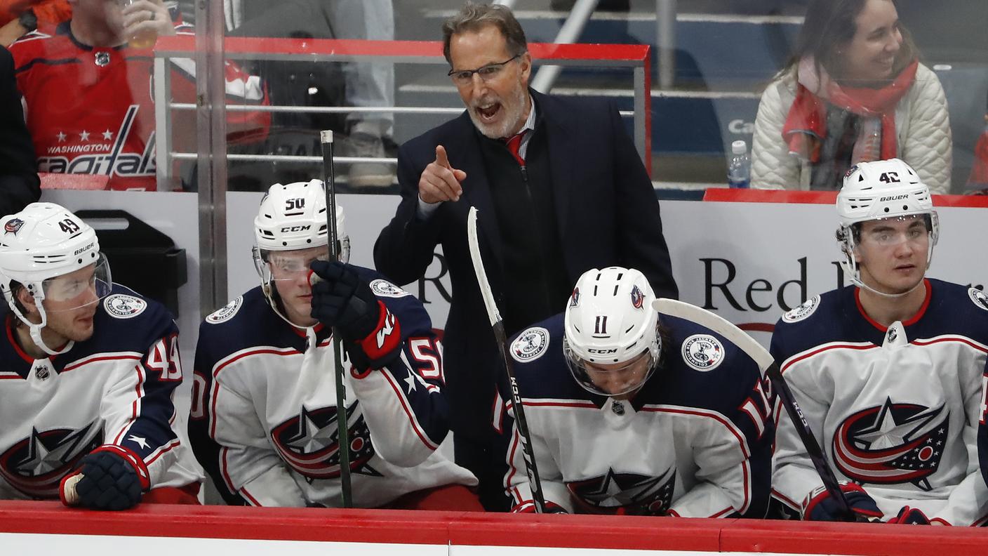 Il 61enne sulla panchina dei Columbus Blue Jackets