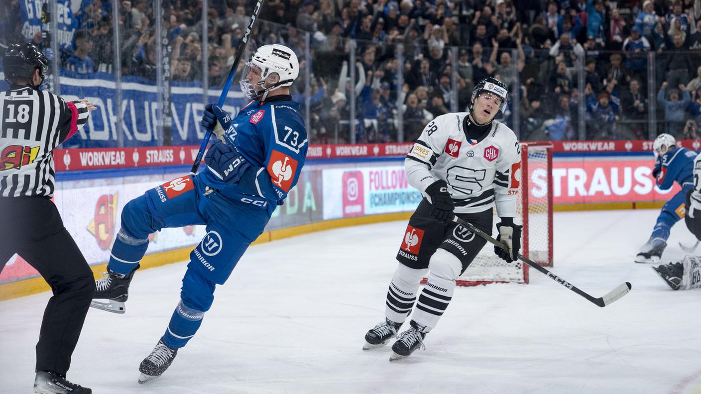 L'esultanza di Künzle sul 3-0