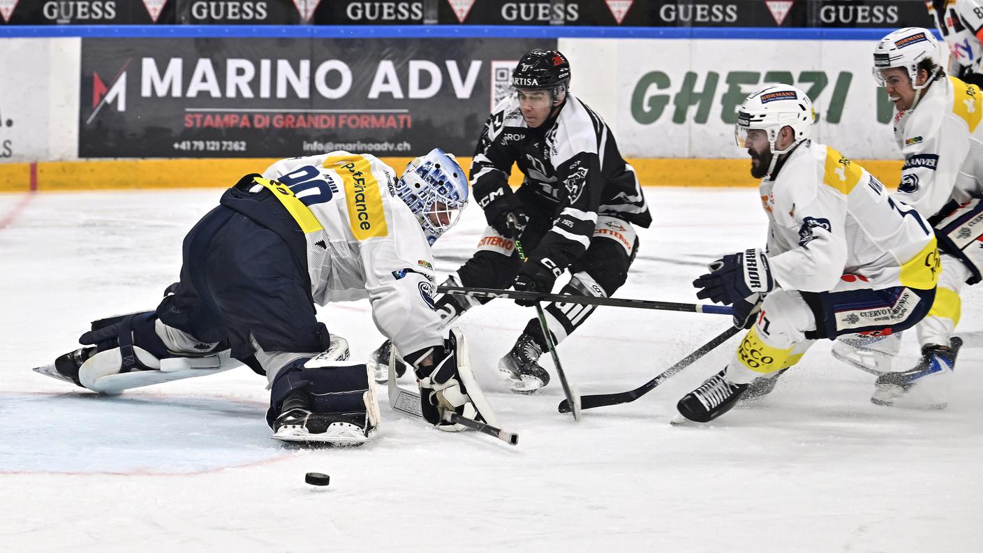 Per Senn una serata storta contro il Lugano