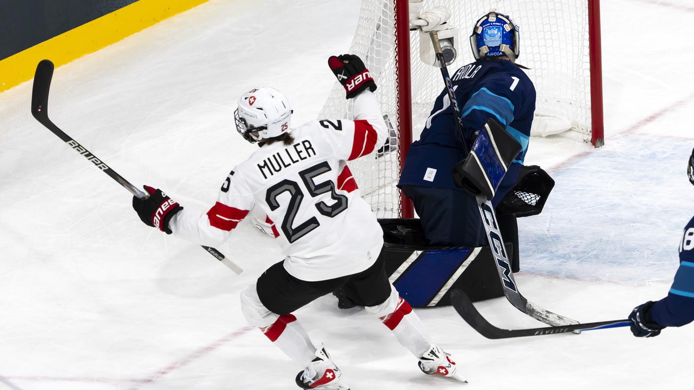 L'esultanza di Alina Müller