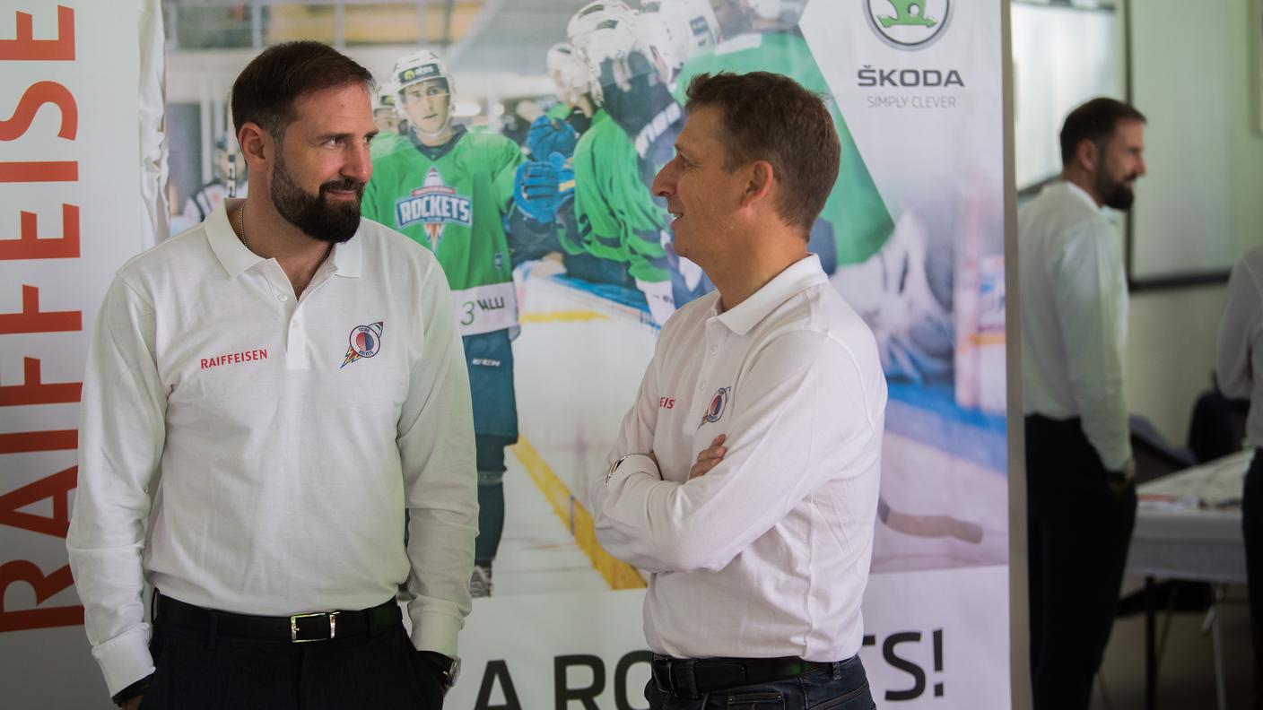 Con il responsabile sport & management Sébastien Reuille 