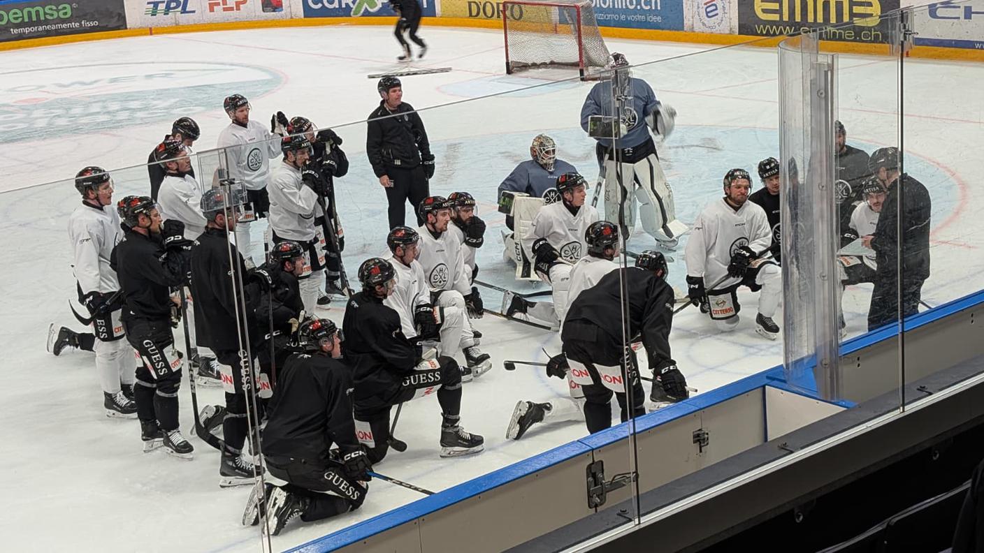 Hedlund spiega l'esercizio