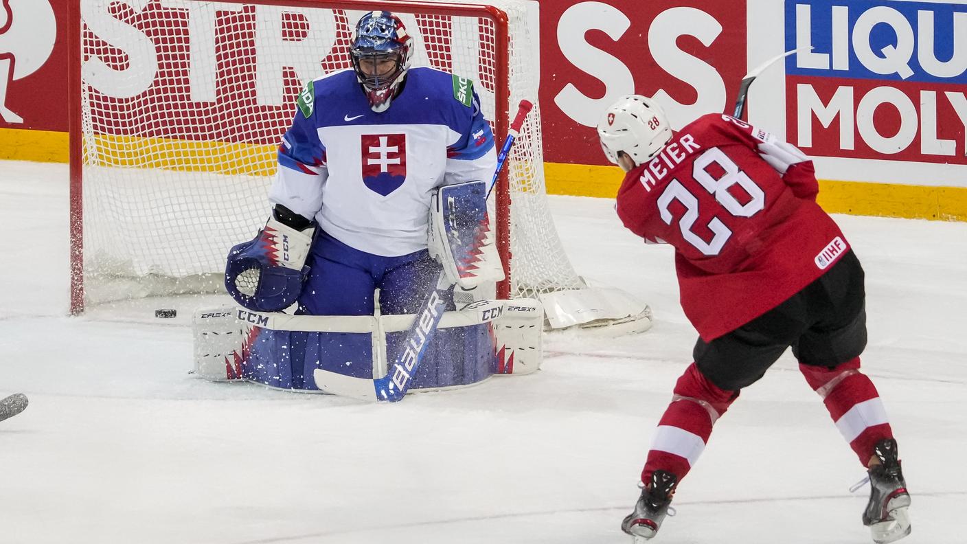 Quarto centro per Timo Meier a Riga